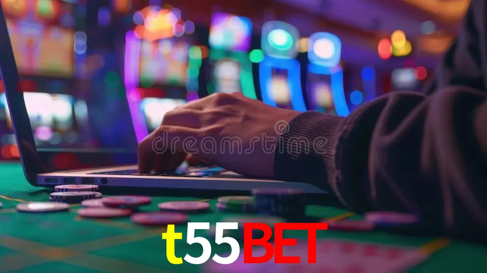 Interface do App t55bet